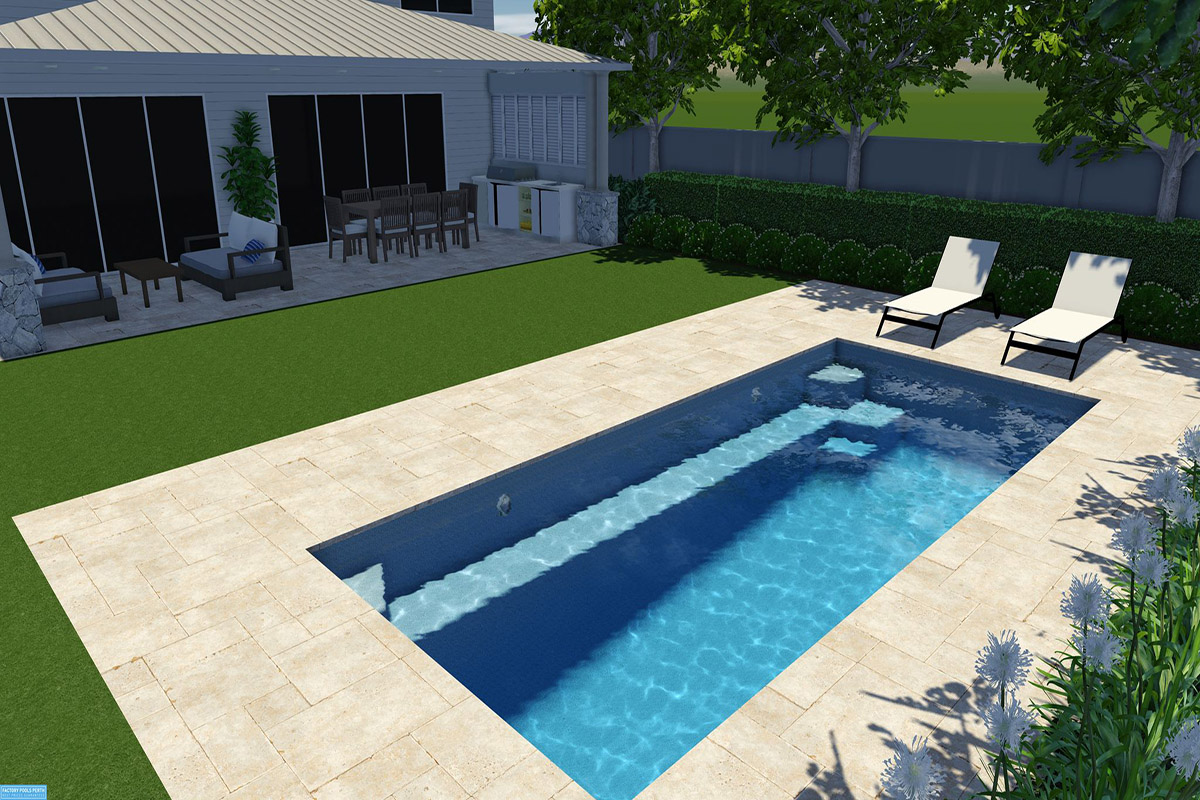 Cervantes 4m x 3.2m - Swimming Pools